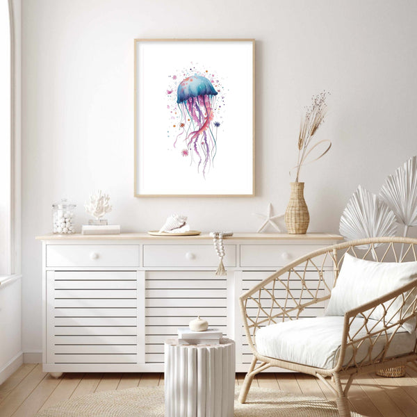 Jellyfish Colourful | Wall Art