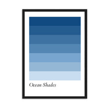 Load image into Gallery viewer, Ocean Shades Blue Colour Swatch | Wall Art
