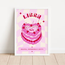 Load image into Gallery viewer, Libra Birthday Cake | Art Print
