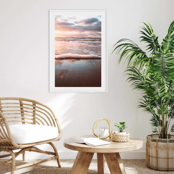 Beach Dusk Sunset | Art Print