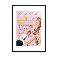 Load image into Gallery viewer, Guest Check Love Couple Pink II | Wall Art
