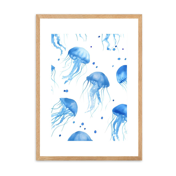 Jellyfish Blue II | Wall Art