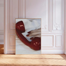 Load image into Gallery viewer, Dark Red Phone | Wall Art Print
