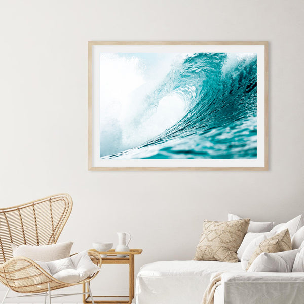 Big Beach Wave Landscape | Art Print