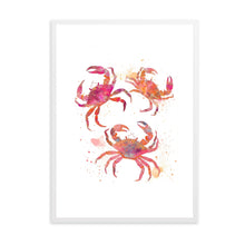 Load image into Gallery viewer, Colourful Crabs | Wall Art
