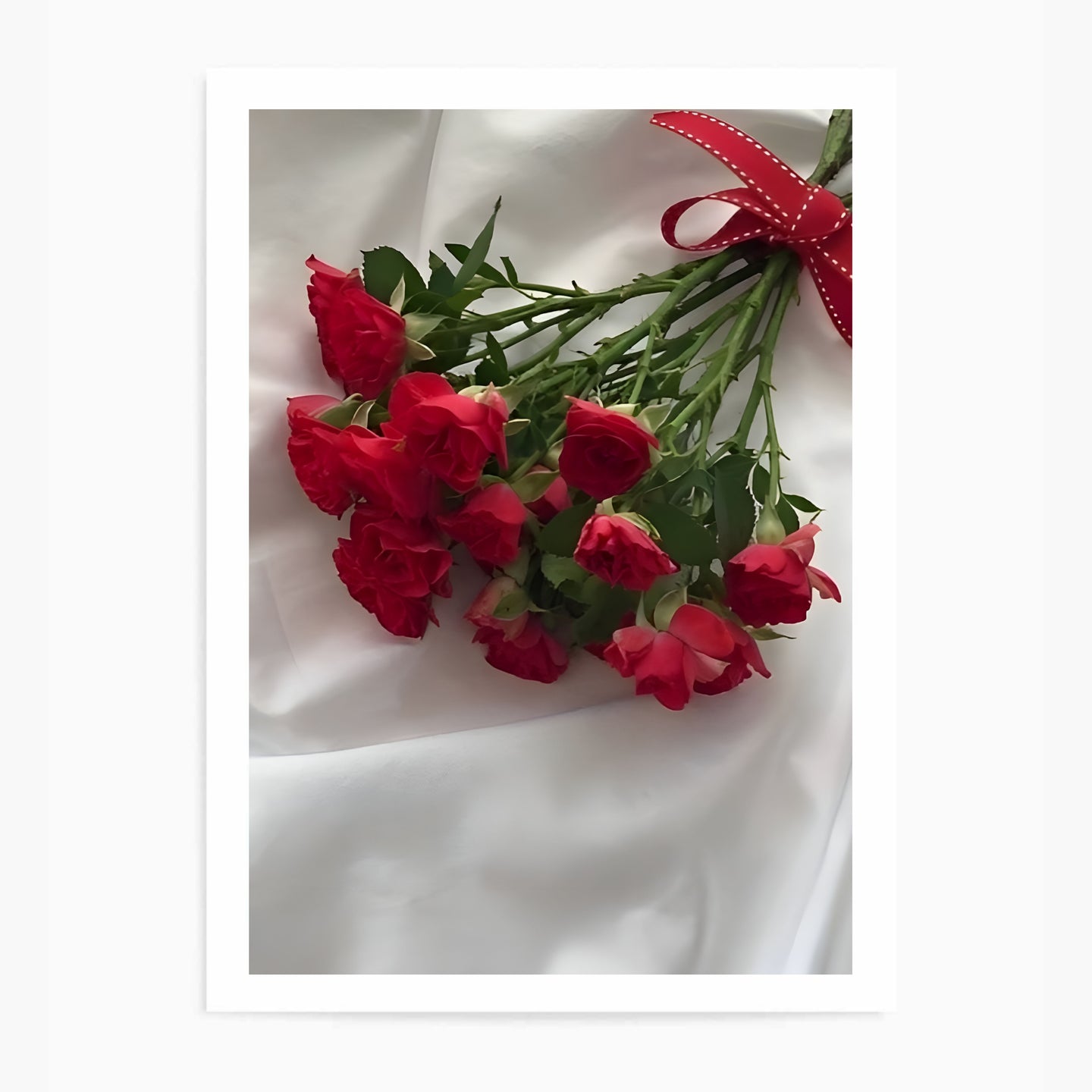 Red Roses Bunch | Wall Art Print