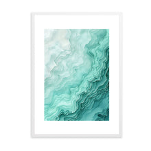 Load image into Gallery viewer, Wave Effect Green | Wall Art
