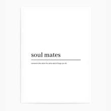 Load image into Gallery viewer, Soul Mates Definition White
