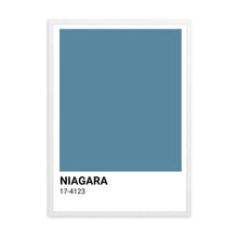 Load image into Gallery viewer, Niagara Blue Colour Swatch | Wall Art
