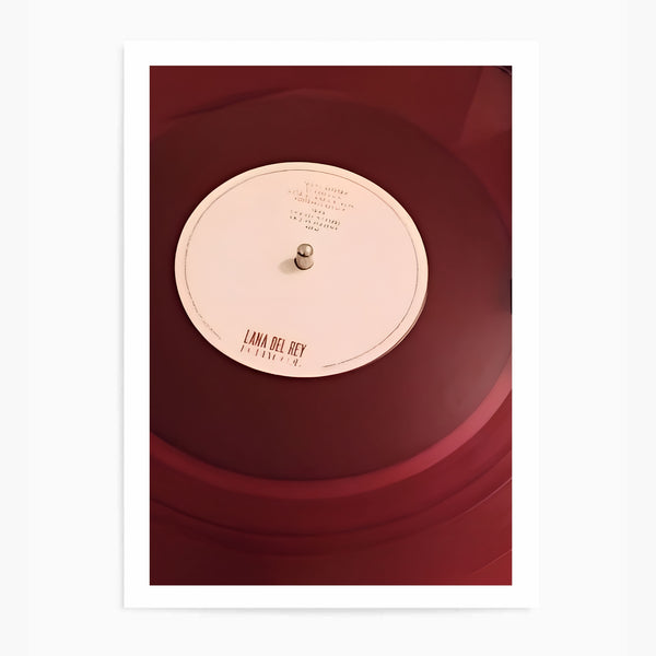 Red Record LDR | Wall Art Print