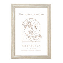 Load image into Gallery viewer, Personalised &#39;The Aries Woman&#39; Zodiac
