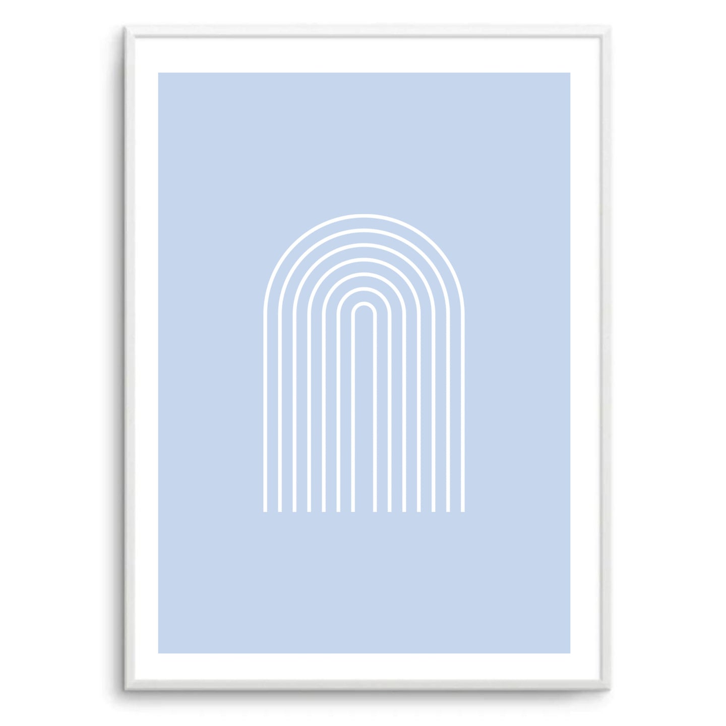 Boho Arch Blue | Art Print