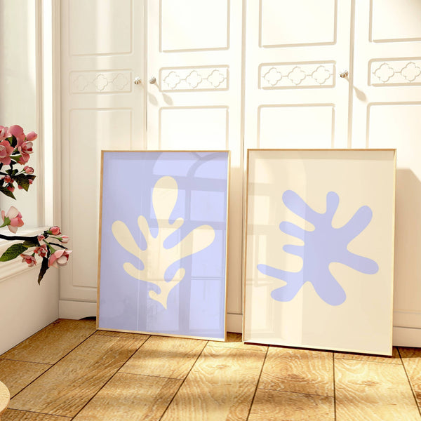 Matisse Lilac & Lemon Set of 2 | Gallery Wall