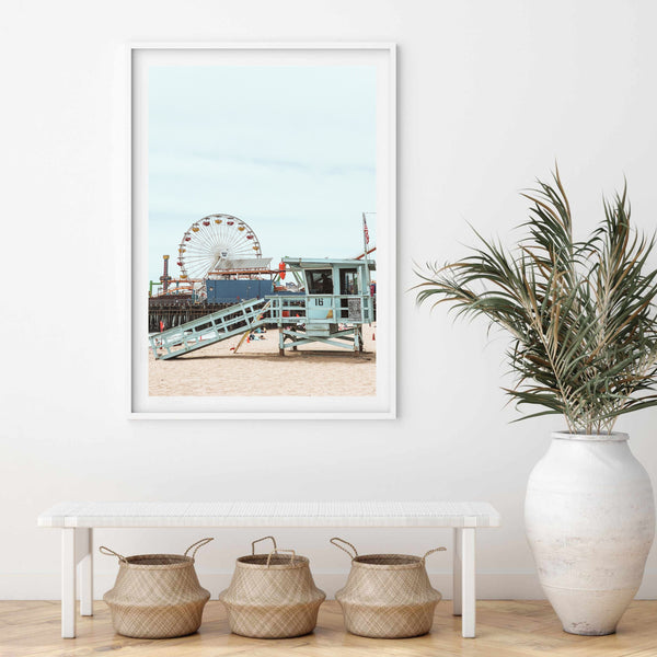 Santa Monica Pier LA I | Art Print