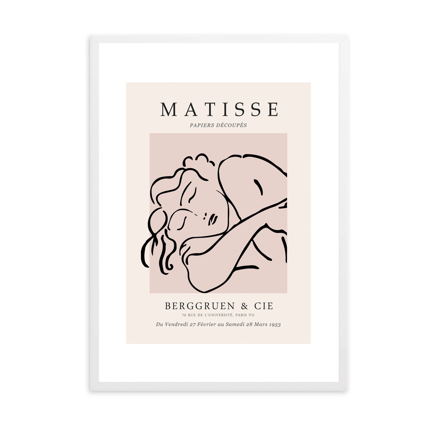 Matisse Pink II | Framed Print