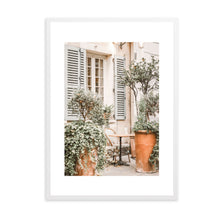 Load image into Gallery viewer, French Country Window | Framed Print

