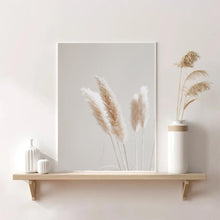 Load image into Gallery viewer, Neutral Aesthetic Pampas | Framed Print
