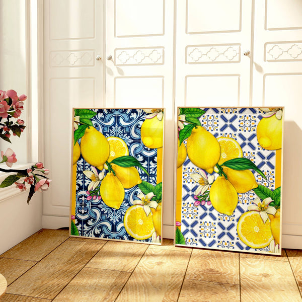 Italian Lemons Set of 2 | Gallery Wall