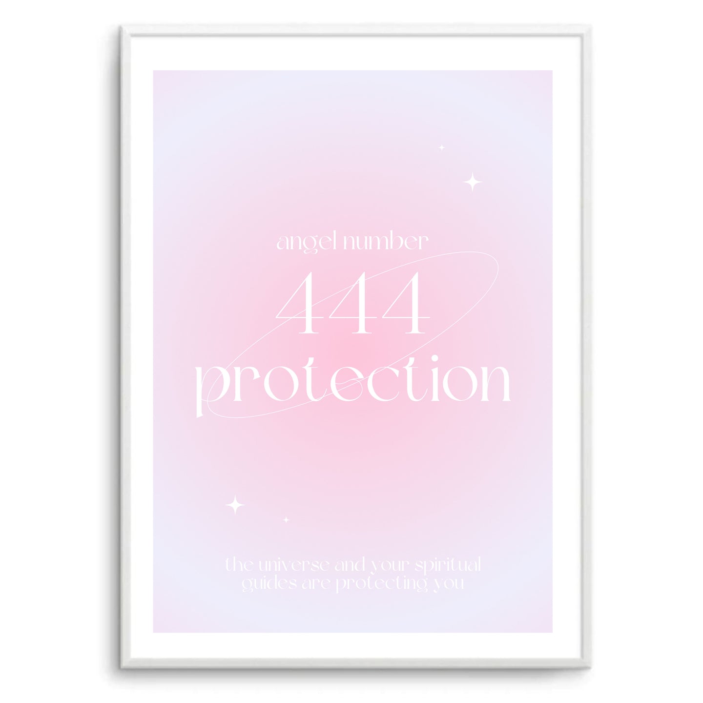 Angel Number 444 Protection Aura Gradient