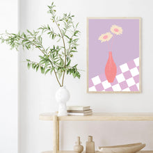 Load image into Gallery viewer, Flower Vase Checkered II | Art Print
