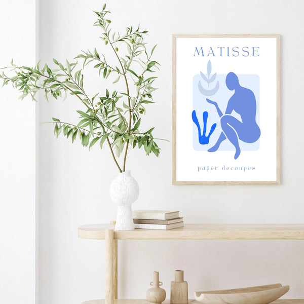 Matisse Bright Blue II | Art Print