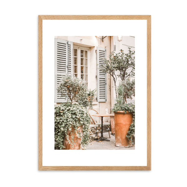 French Country Window | Framed Print