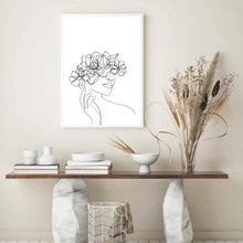 Load image into Gallery viewer, Line Art Girl III | Art Print
