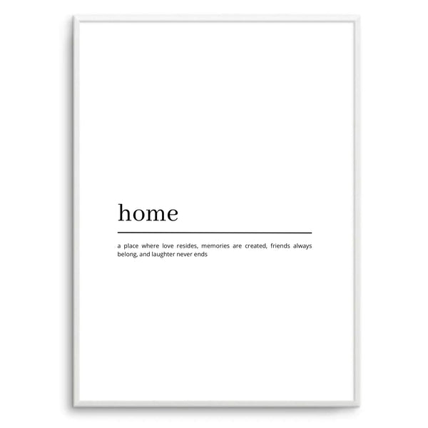 Home Definition (White)