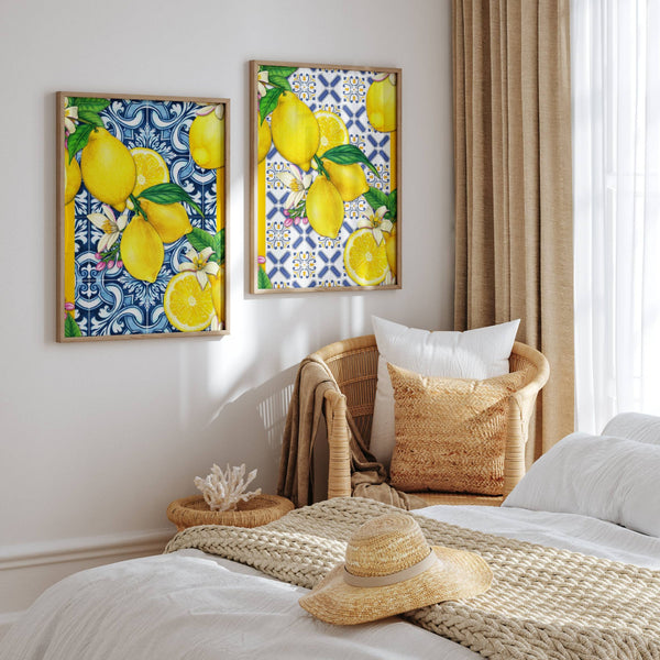 Italian Lemons Set of 2 | Gallery Wall