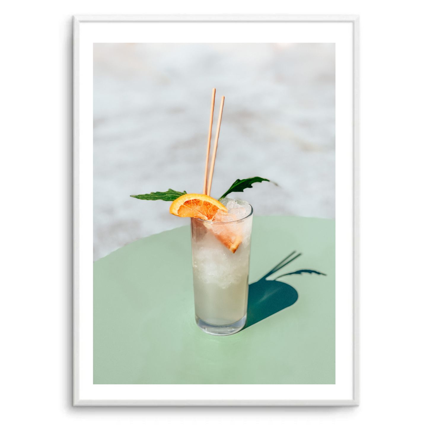 Green Summer Cocktail | Art Print