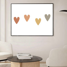 Load image into Gallery viewer, Boho Love Hearts Landscape | Art Print
