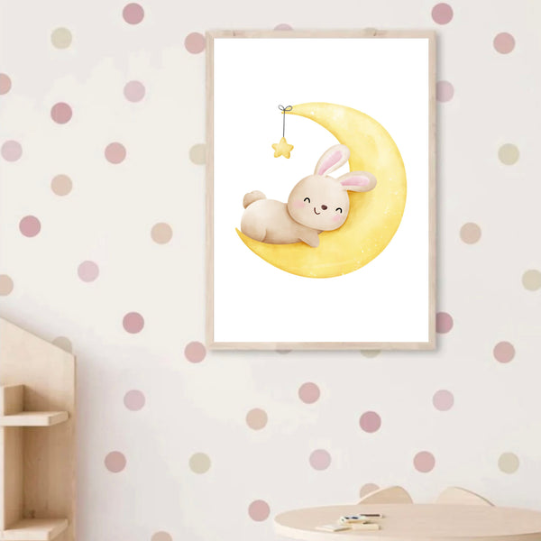 Sleepy Bunny II | Art Print