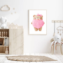 Load image into Gallery viewer, Pink Teddy III | Art Print
