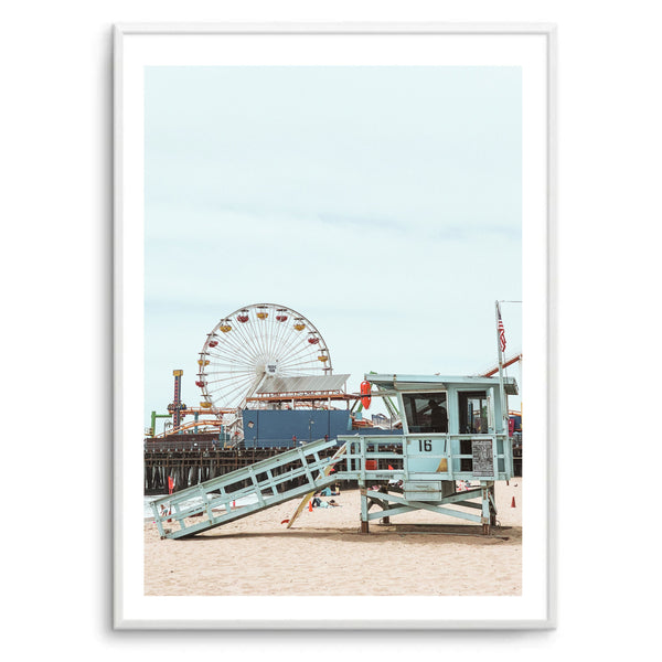 Santa Monica Pier LA I | Art Print