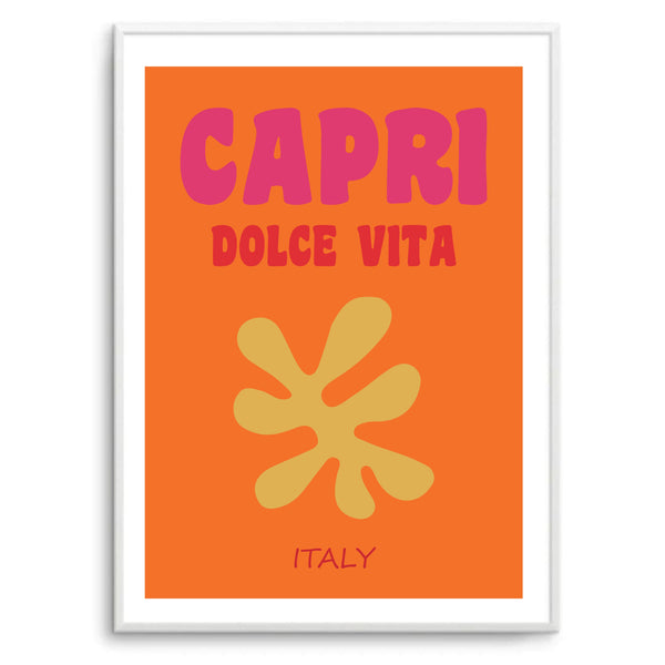 Capri Dolce Vita Preppy Matisse | Art Print