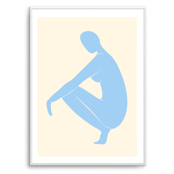 Matisse Body Lemon & Blue I | Art Print