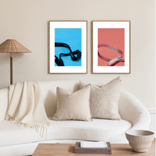 Load image into Gallery viewer, Designer Ribbon Orange | Framed Print
