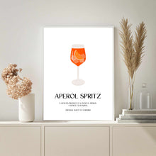 Load image into Gallery viewer, Aperol Spritz Cocktail | Art Print
