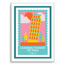 Load image into Gallery viewer, Leaning Tower of Pisa Italy Travel Poster | Art Print
