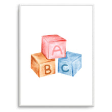 Load image into Gallery viewer, ABC Blocks | Art Print
