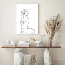 Load image into Gallery viewer, Line Art Girl VIII | Art Print
