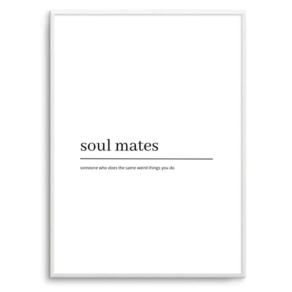 Soul Mates Definition (White)