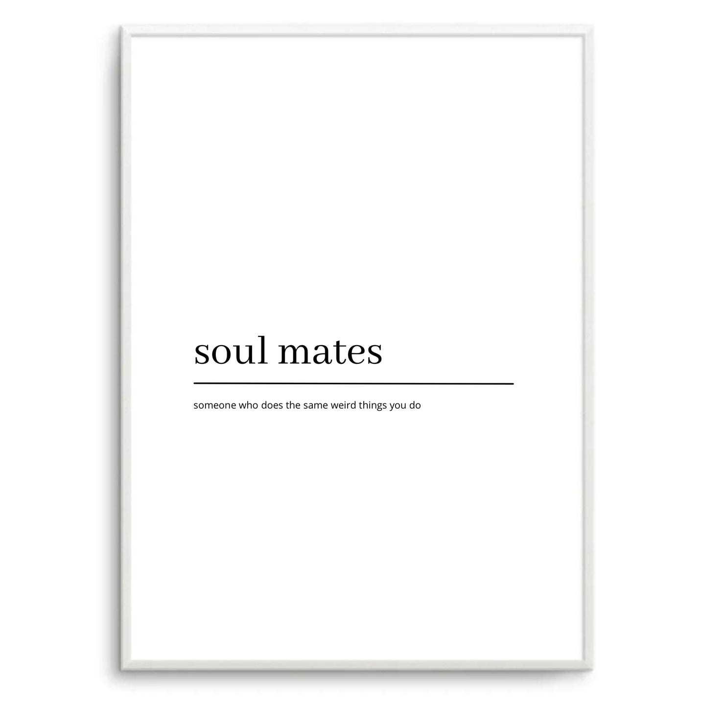 Soul Mates Definition (White)