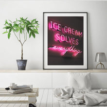 Load image into Gallery viewer, Ice Cream Solves Everything | Art Print
