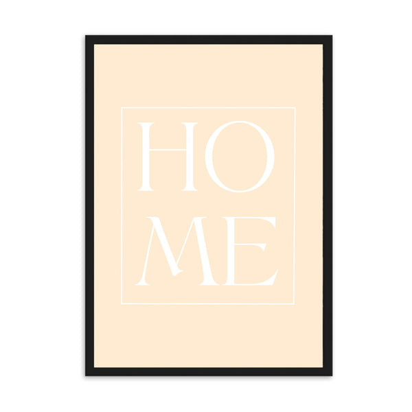 Matisse Home Peach | Framed Print