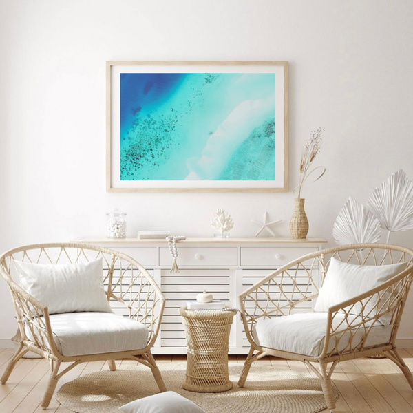 Beach Ocean Landscape V | Art Print