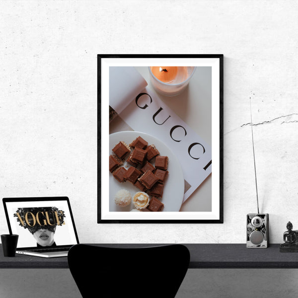 Chocolate & Candles | Art Print