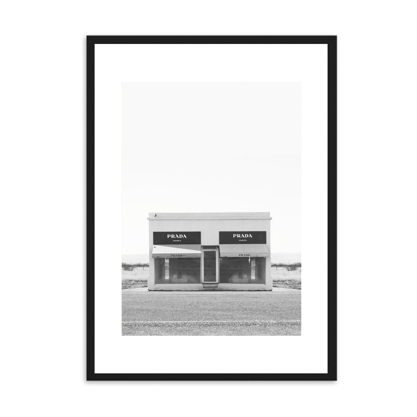 Shopfront Black & White | Framed Print