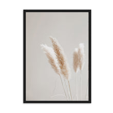 Load image into Gallery viewer, Neutral Aesthetic Pampas | Framed Print
