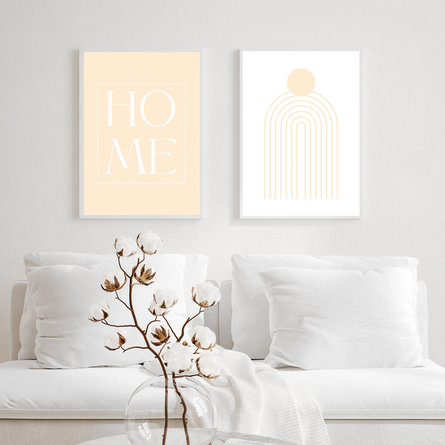 Matisse Peach Set of 2 | Gallery Wall